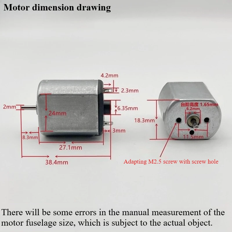 

FF260-20105 Двигатель постоянного тока 3,0 В-6,0 В Feike Бритва Электрическая машинка для стрижки Ножная шлифовальная машина Малая бытовая техника Молочный пузырьковый двигатель