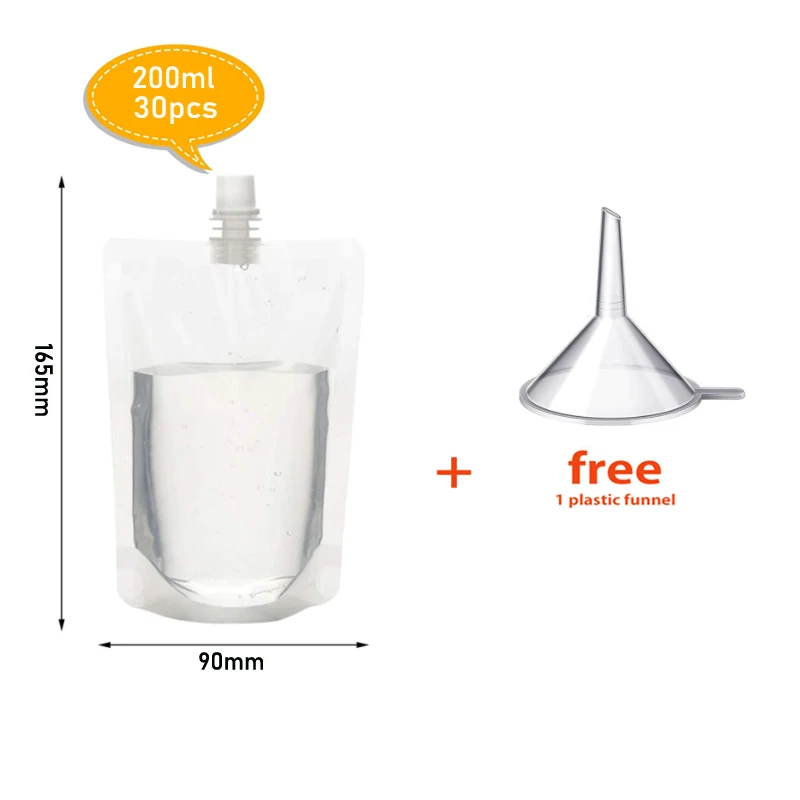 

Прозрачные пакеты для напитков