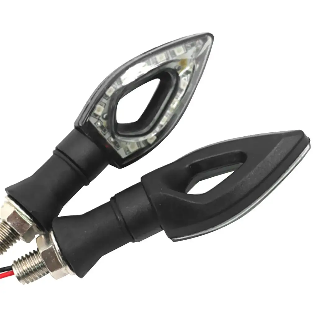 

1 Pair Yellow light Motorcycle LED Turn Signal Indicator Lights 12 Leds 12V