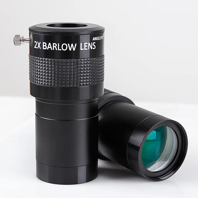 

High Power 2" 2X Metal Barlow Lens Focal Extender Achromatic Fully Multi-Coated - Allows The Use of Both 2" and 1.25" Eyepieces