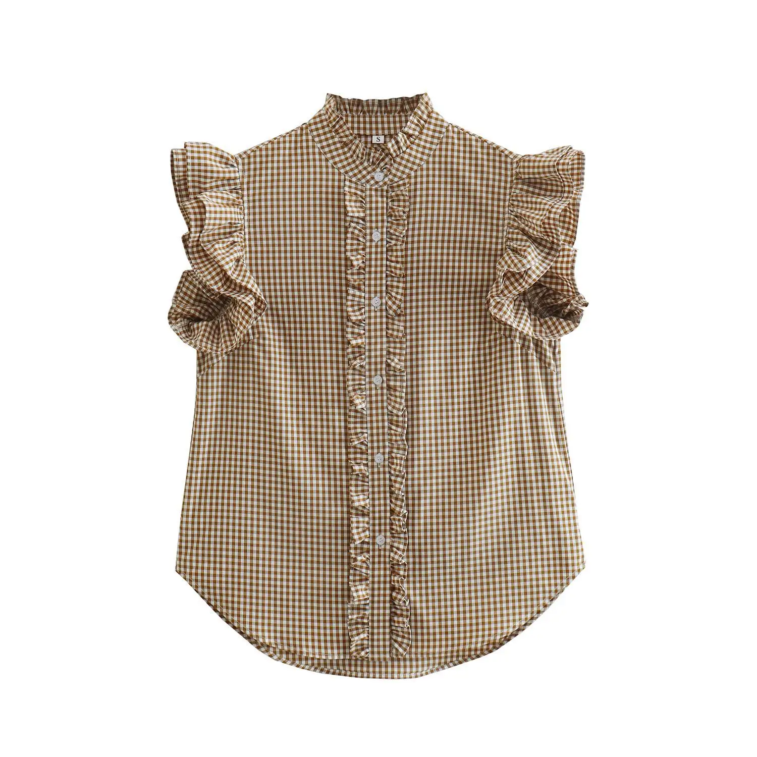 

2022 New Spring Summer Women Female Sexy Polyester Shirt Brand Blouse Outwear