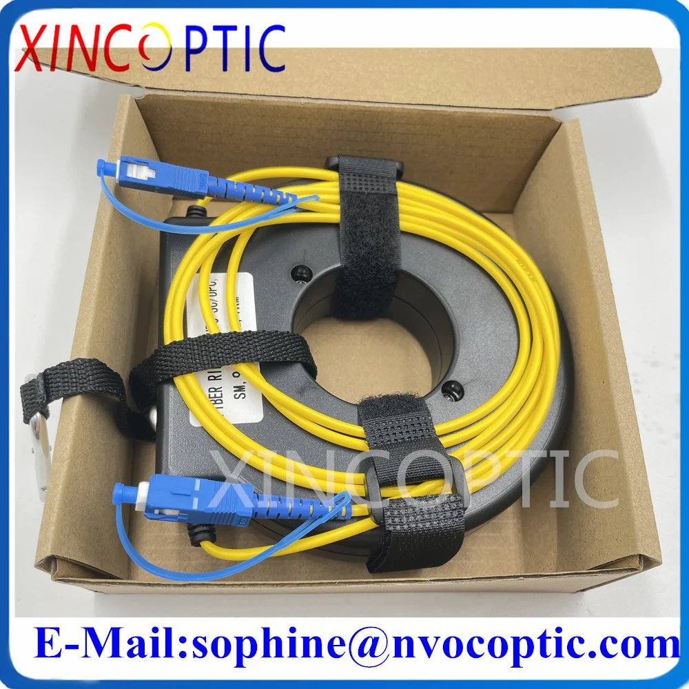 

150 м Мини SC/FC/ST/LC-LC OTDR уничтожитель мертвой зоны волоконно-оптические кольца волоконно-оптический пусковой кабель коробка SM 1310/Нм тестирование
