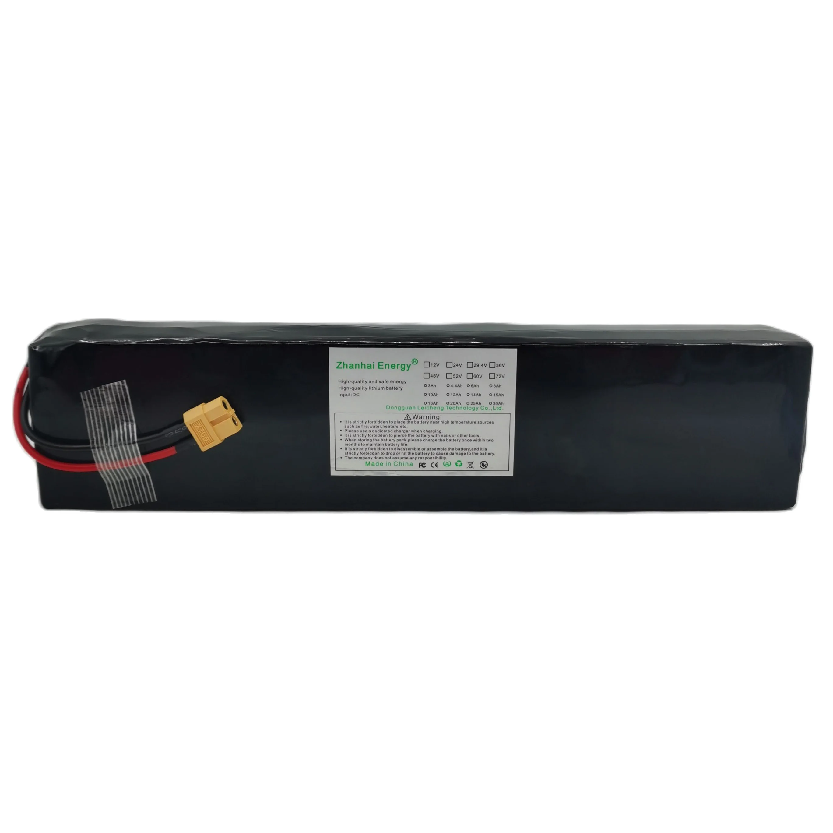 

36V 10Ah 8Ah 18650 Li-ion Rechargeable Battery Pack 10S 3P For Electric Bike Scooters Below 500W New Customizable Both XT60 Plug