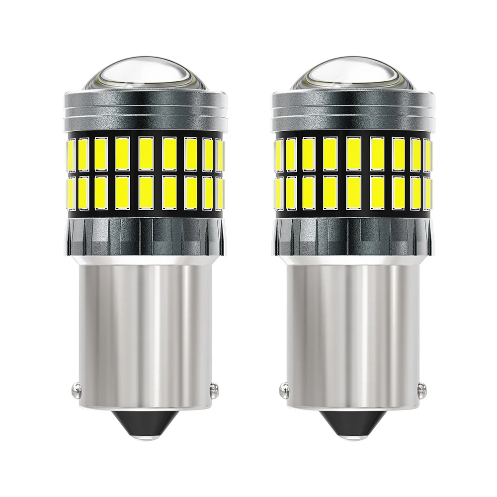 

2-х Местная Упаковка Универсальных Светодиодных Ламп Для Задних Фонарей 1156 BA15S P21W 1157 7440 T20 7443 3157 BAU15S PY21W ...