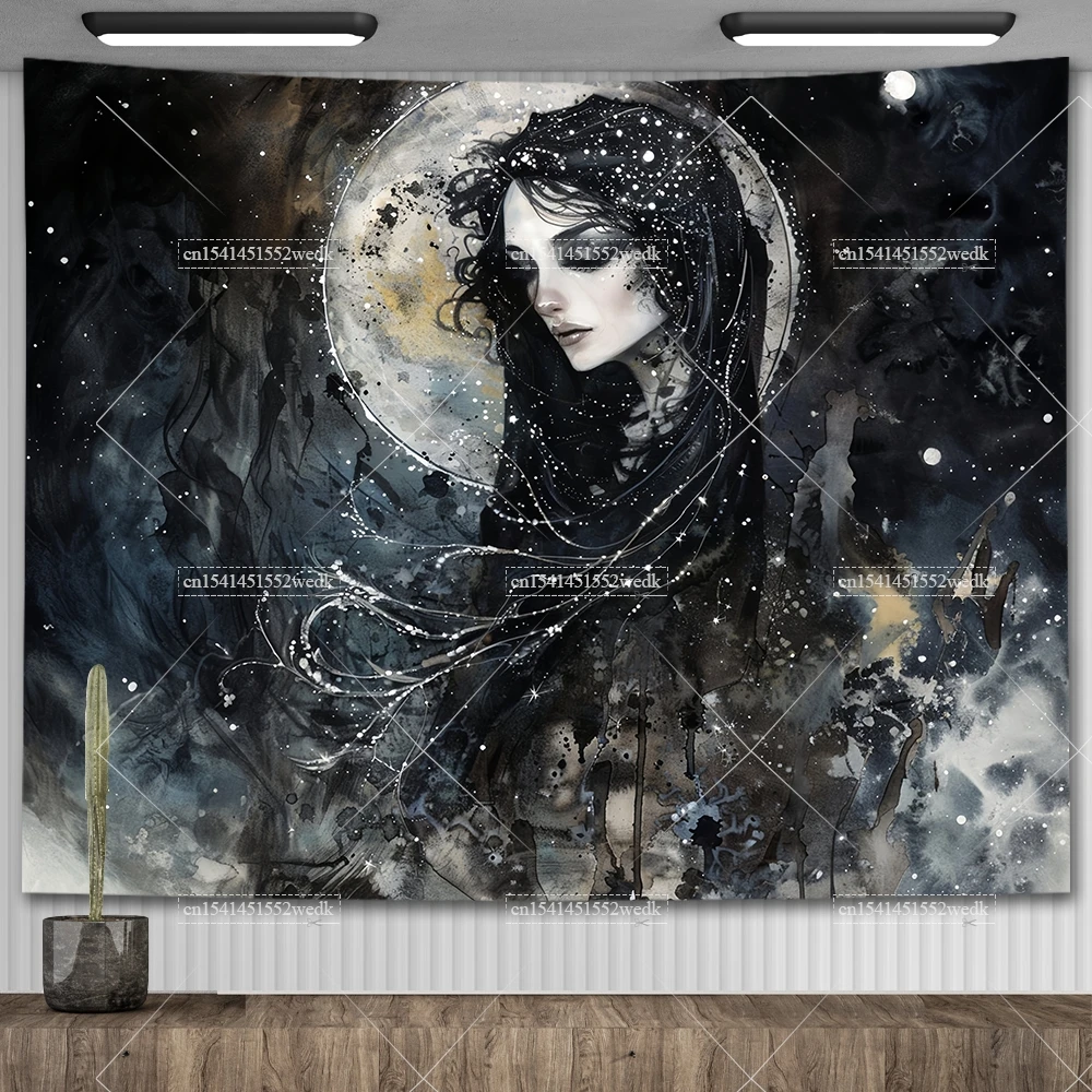 Гобелен греческой ночной богини настенный гобелен для йоги медитации мифической