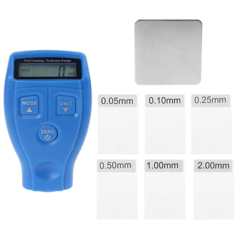 

GM200 Digital Paint Coating Thickness Gauge Manual Paint Tool Compact Precise
