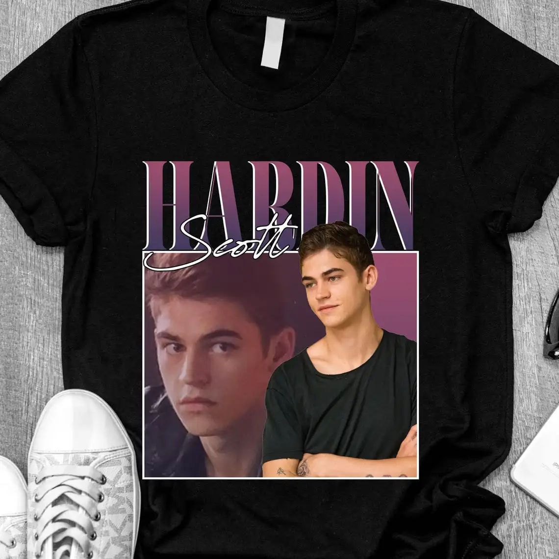 

2021 Men/Women's Summer Black Street Fashion Hip Hop Hardin Scott Limited Edition T-shirt Cotton Tees Short Sleeve Tops