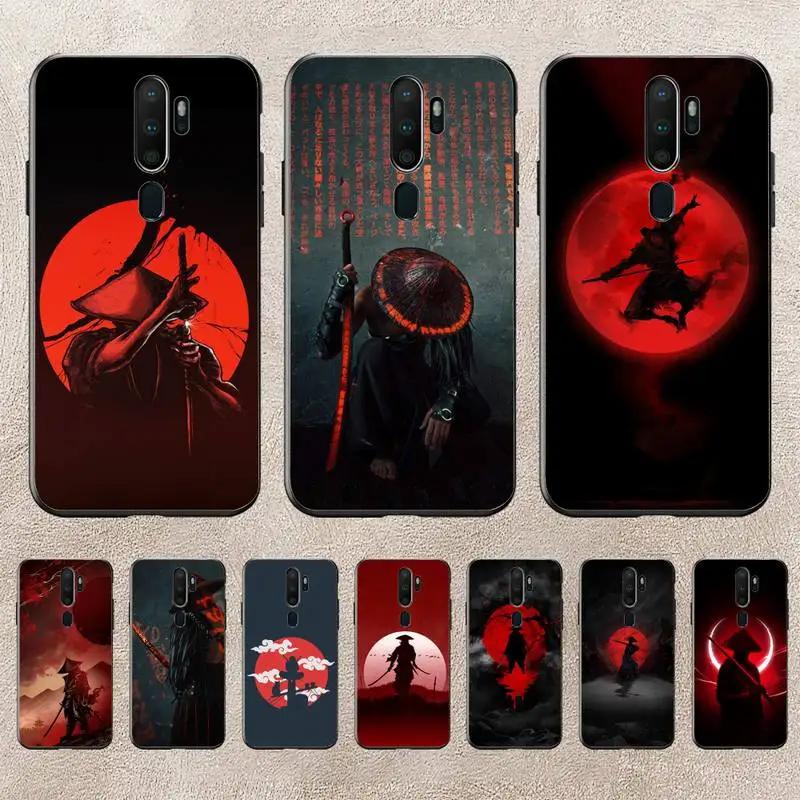 

Japan The Samurai Ninja Phone Case For Redmi 9A 8A 6A Note 9 8 10 11S 8T Pro K20 K30 K40 Pro PocoF3 Note11 5G Case