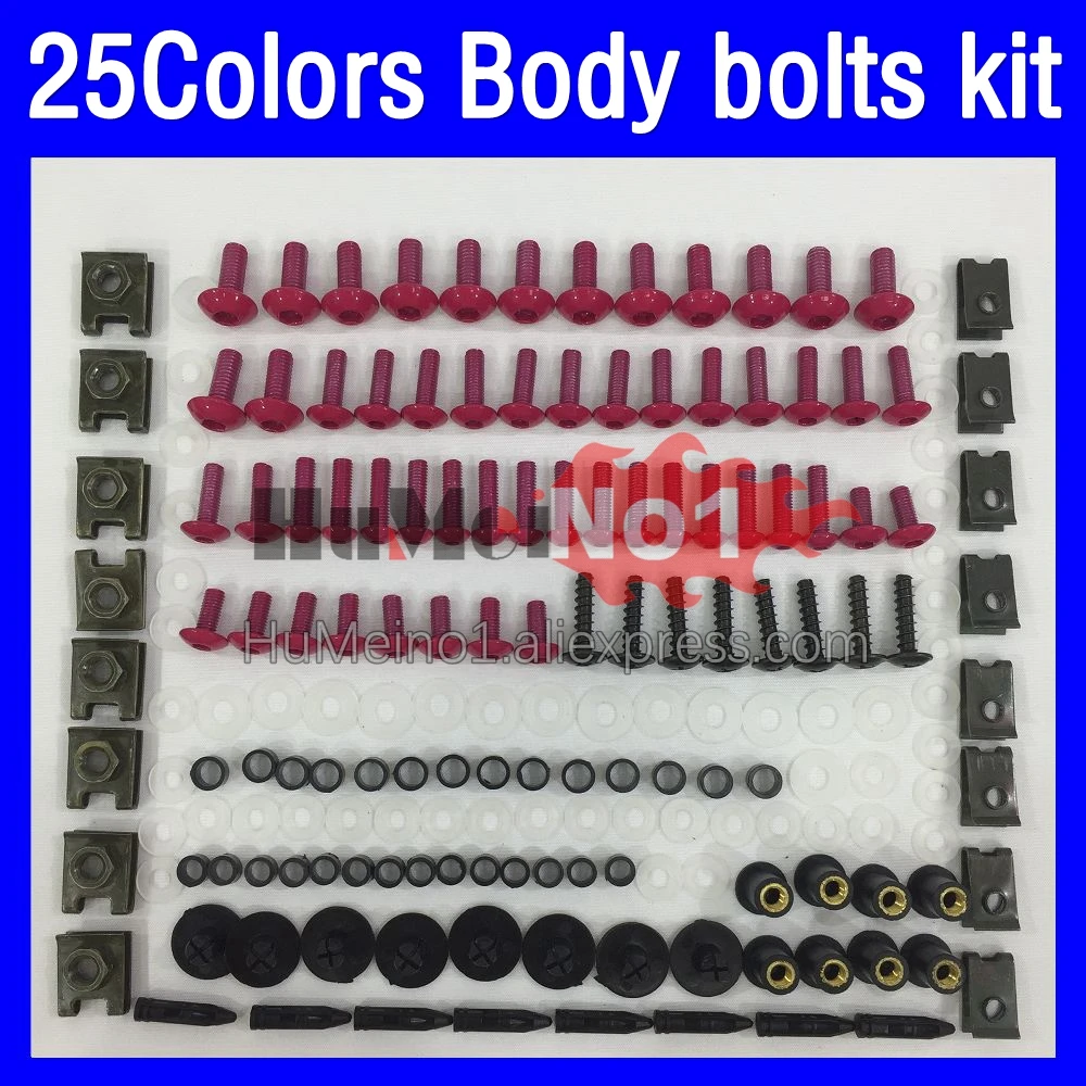 

268ps Fairing bolts full screw kit For DUCATI 749 999 S R CC 749-999 749S 999S 749R 999R 05 06 2005 2006 Body bolt screws Nuts