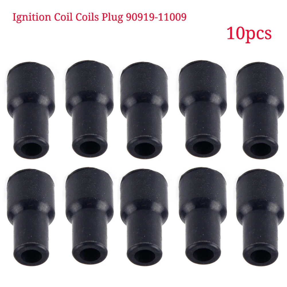 

10pcs Sparkplug Cap Connector Ignition Coil Plug Tip Cover 90919-11009 For Toyota For YARIS For VIOS For CAMRY For Prius Car Acc