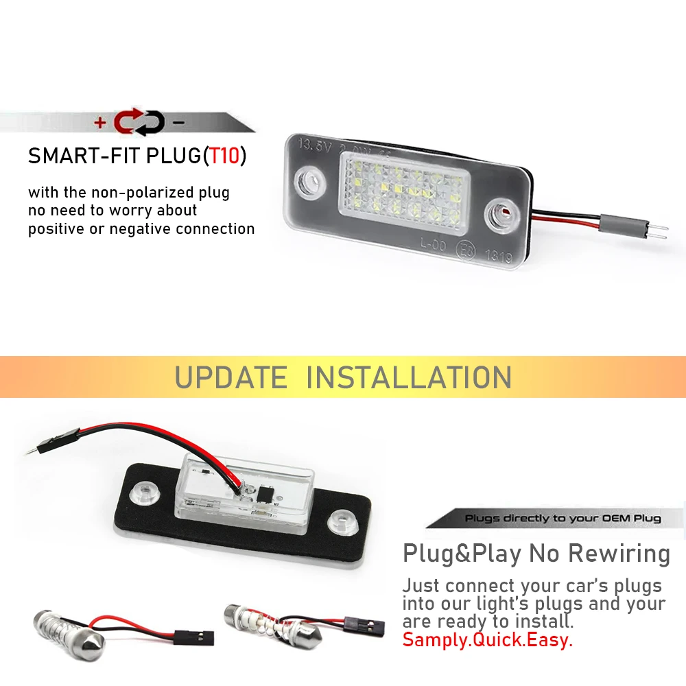 Задний номерной знак для Audi A8 S8 Quattro D3 4E2 4E8 2002-2009 белый цвет без ошибок OEM #4E0943022