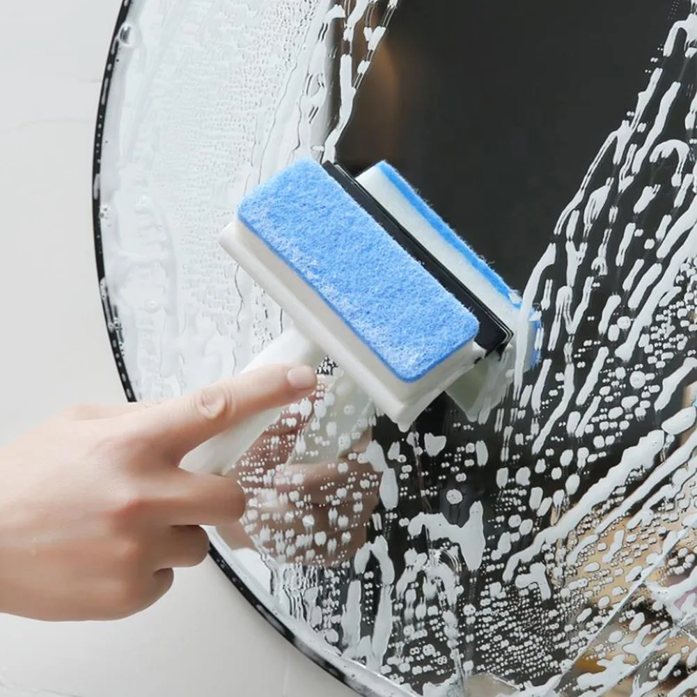 

Double-sided Cleaning Brush Car Windshield Washing Scraper Clean Tool Window Slot Household Cleaning Tool