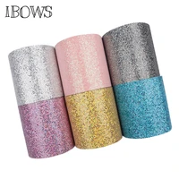 ibows 2yard 3 75mm glitter ribbon mesh grid sequin shiny ribbon wholesale ribbon for crafts diy hair bows accessories materials