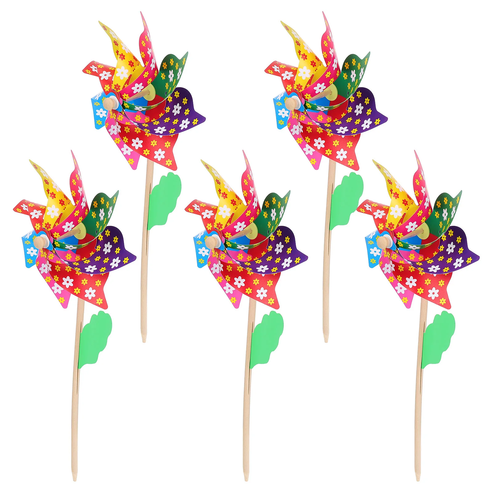 

Outdoor Rotating Windmill Plaything Cartoon Pattern Ornaments Yard Garden Decor