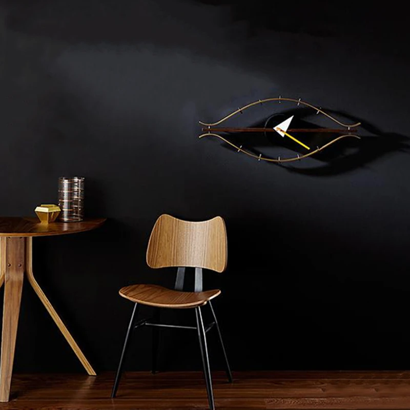 Большие настенные часы в стиле ретро скандинавские зеркальные роскошные из меди