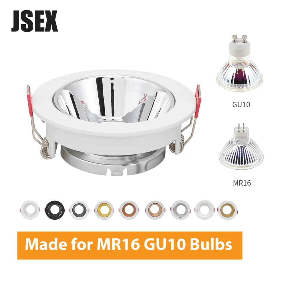 10 шт./лот 9 цветов регулируемая светодиодная осветительная рама MR16 GU10