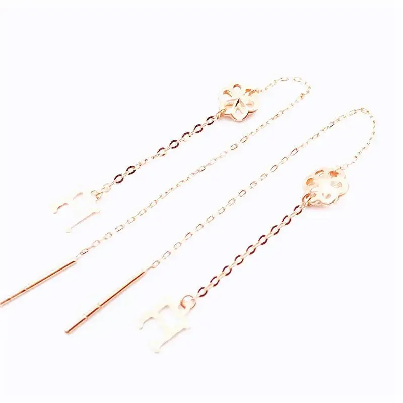 Элегантные женские висячие серьги с камнями кубического циркония. Классические