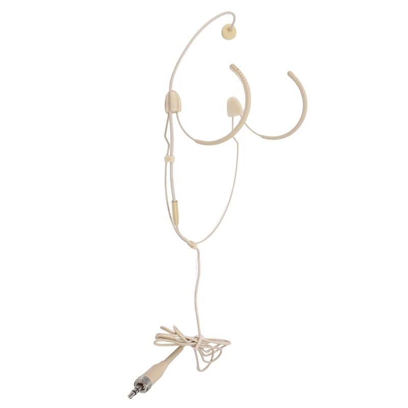 

Двойные ушные подвесные всенаправленные гарнитуры микрофон конденсаторные головные наушники микрофон 3,5 мм разъём Jack (TRS) запирающийся мик...