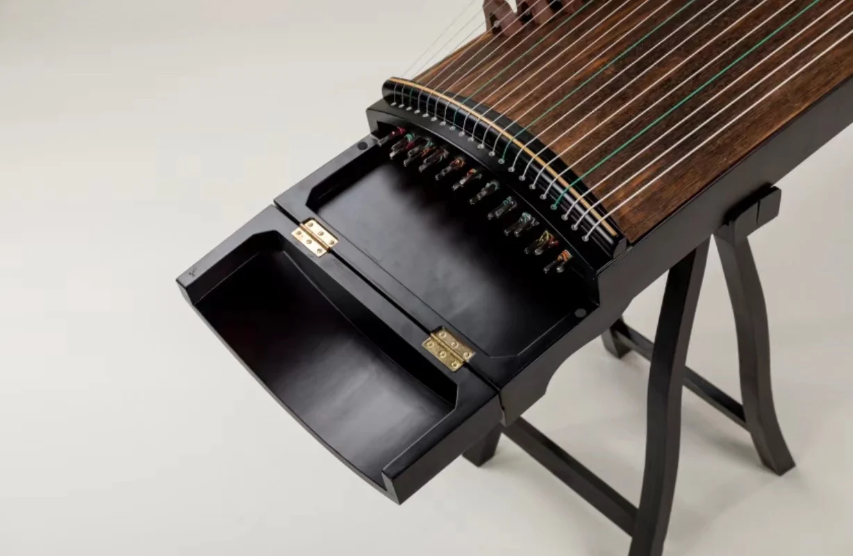 Традиционные китайские 21-струнные музыкальные инструменты Цитра Guzheng