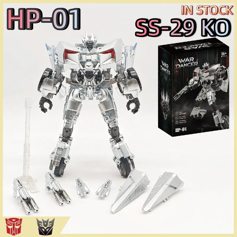 Фото В НАЛИЧИИ: Трансформируемые игрушки Sideswipe HP-01 HP01 War Dancer SS-29KO в стиле MPM, масштаб 16,5 см, высота 16,5 см, с двумя мечами и двумя пистолетами. №1