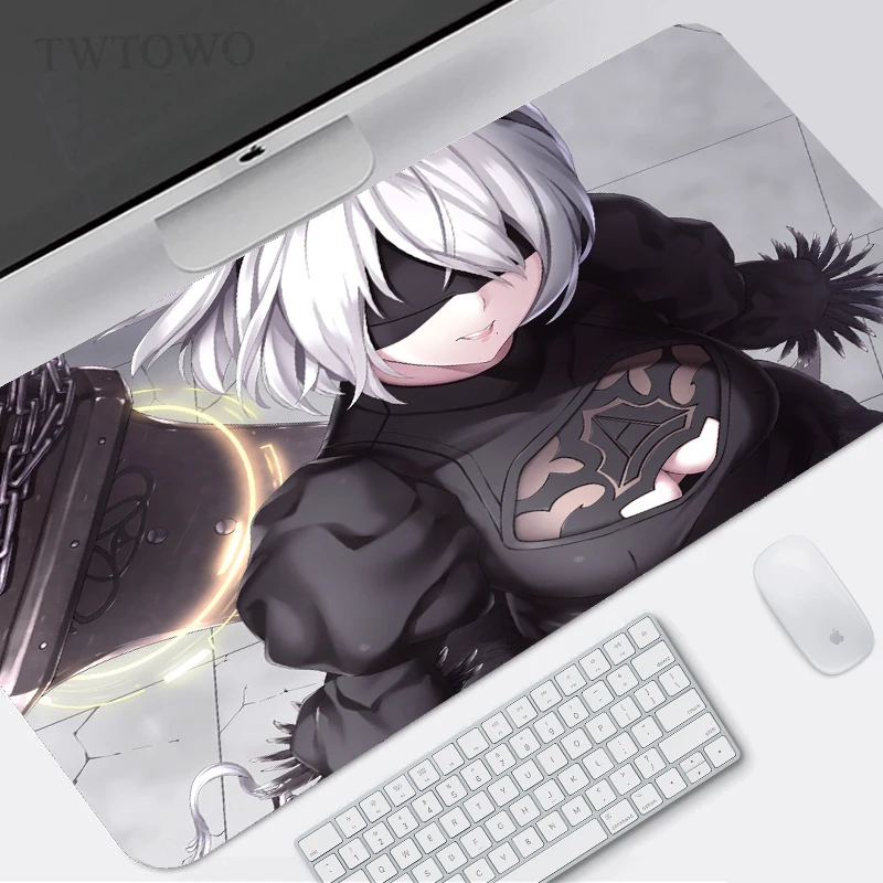 

Игровой коврик для мыши Nier Automata 2b, пикантный, XL, для компьютера, новый домашний, под заказ, коврик для клавиатуры XXL, мягкий офисный нескользящ...