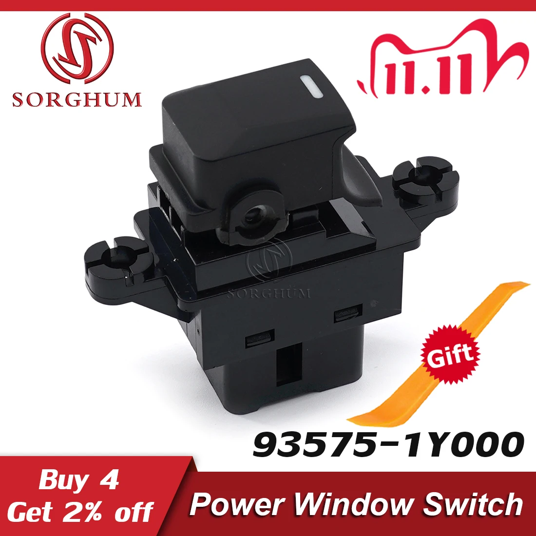 

93575-1Y000 935751Y000 Electric Power Window Switch For Kia Picanto Morning 2011-2016