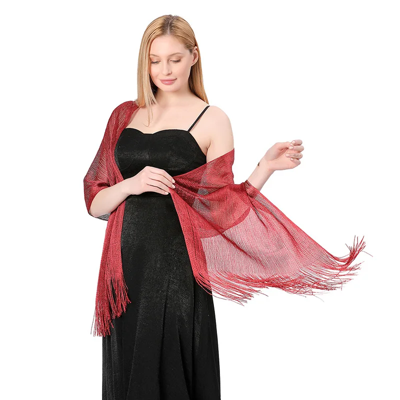 

Elegant Noble Women's Evening Dress Shawl Bridal Bridesmaid Wedding Capes Wraps Lady Party Shawls Banquet Accessories Scarf