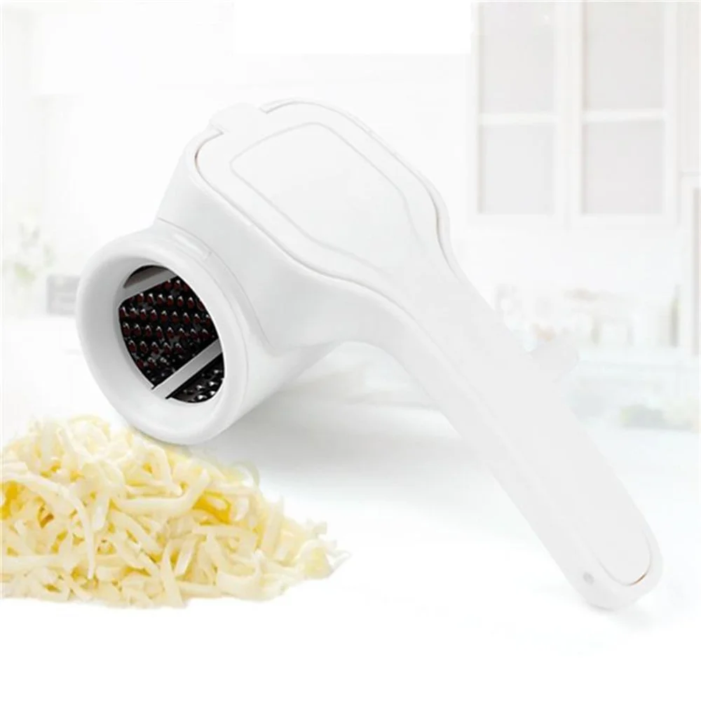 

Cheese Cutter Stainless Steel Rotary Durable Pressure Multipurpose Durable Kitchen Gadgets Cheese Shredder Diy Cheese Grater Pp