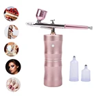 Аэрограф с воздушным компрессором, распылитель краски для дизайна ногтей, украшения тортов, макияж, нанораспылитель с увлажняющим эффектом