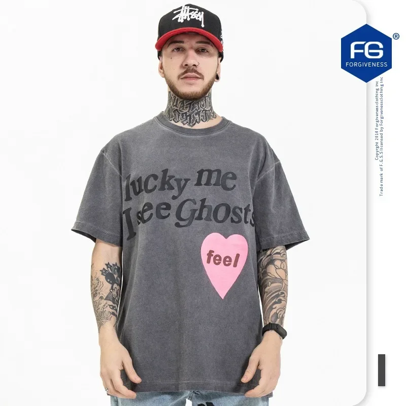 FGmen's Wear весна-лето новая модная брендовая футболка в европейском и