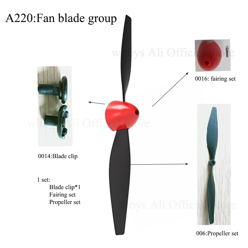 WLtoys XK A220 A210 A260 Радиоуправляемый планер, запасные части, моторчик с пультом дистанционного управления с пропеллером, основная плата рулевого механизма, рама вентилятора