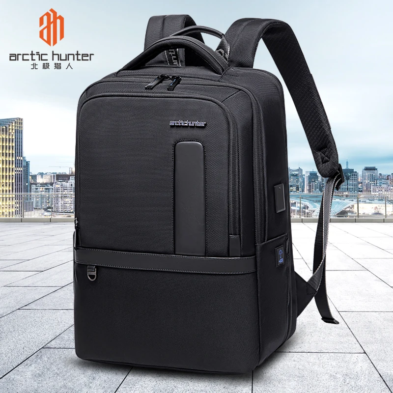 Arctic Hunter Business Backpack For Men Fit 15.6 inch Laptop Backpack Multifunctional  Backpack Waterproof Bags USB Charging New