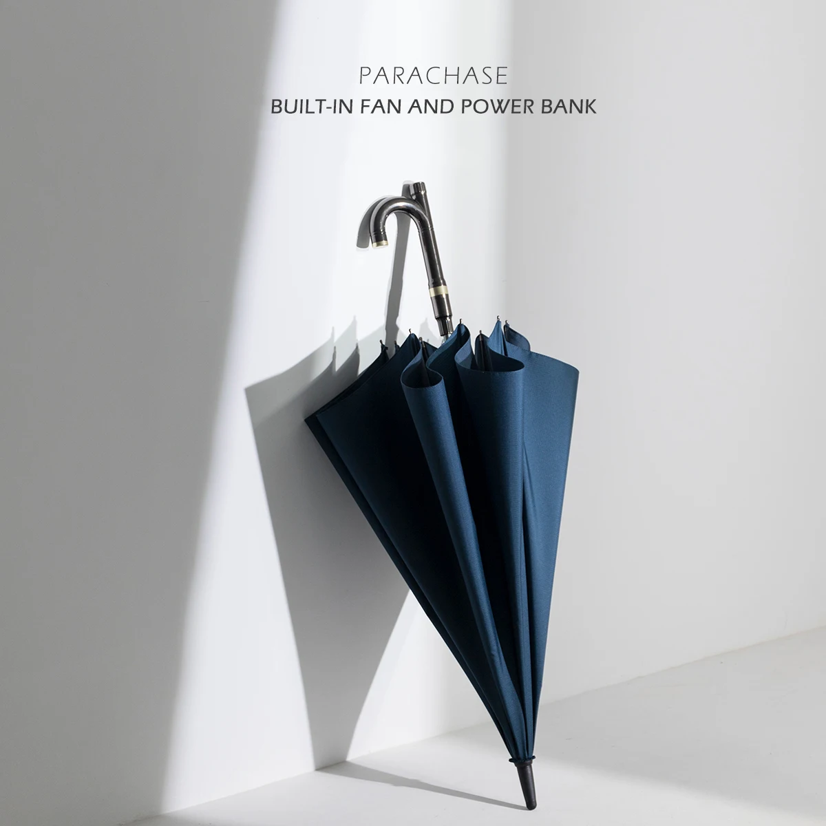 

Парашютаз, перезаряжаемый солнцезащитный электрический вентилятор, многофункциональные костыли, длинный зонт для мужчин, 8K, ветрозащитный...