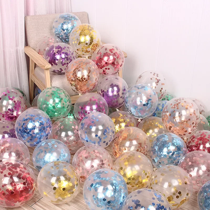 

Латексные надувные шары, 12 дюймов, смешанные конфетти, украшения для дня рождения, свадьбы, праздника для взрослых, Гелиевый шар для будущей ...