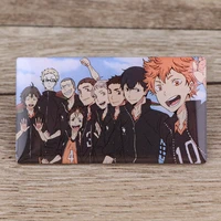 haikyuu japanese anime lapel pins for backpacks womens brooch briefcase badges enamel pin collections jewelry decoration