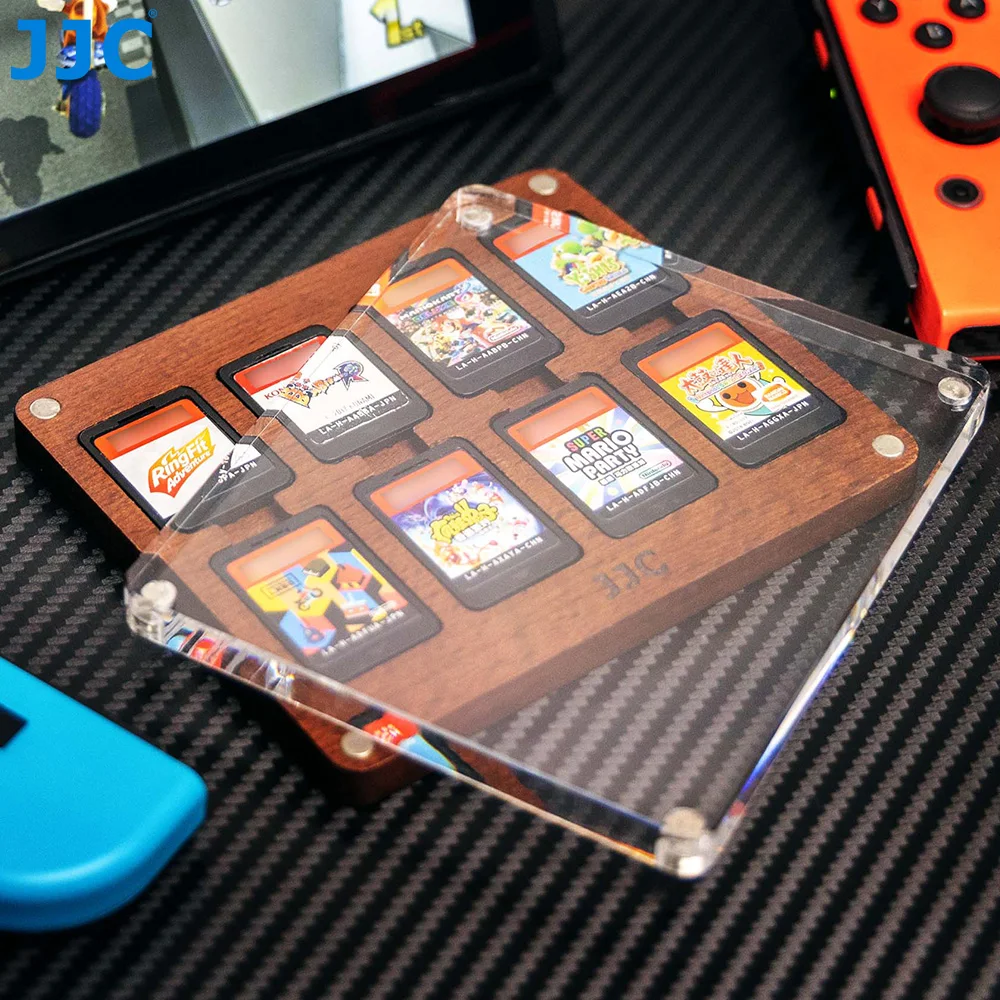 JJC 8 слотов чехол для игровых карт Nintendo Switch PS4 PS5 аксессуары Магнитная застежка S