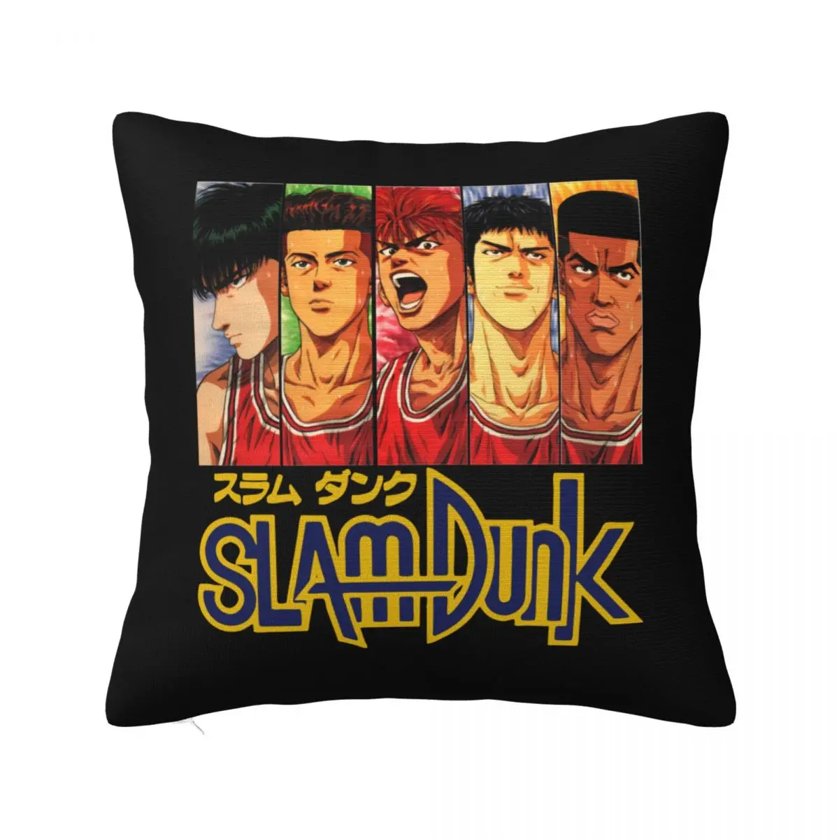 

Slam Dunk Rukawa Kaede Pillow Case Anime Cushion Cover Novelty Decorative Pillowcover for Sofa 45*45cm