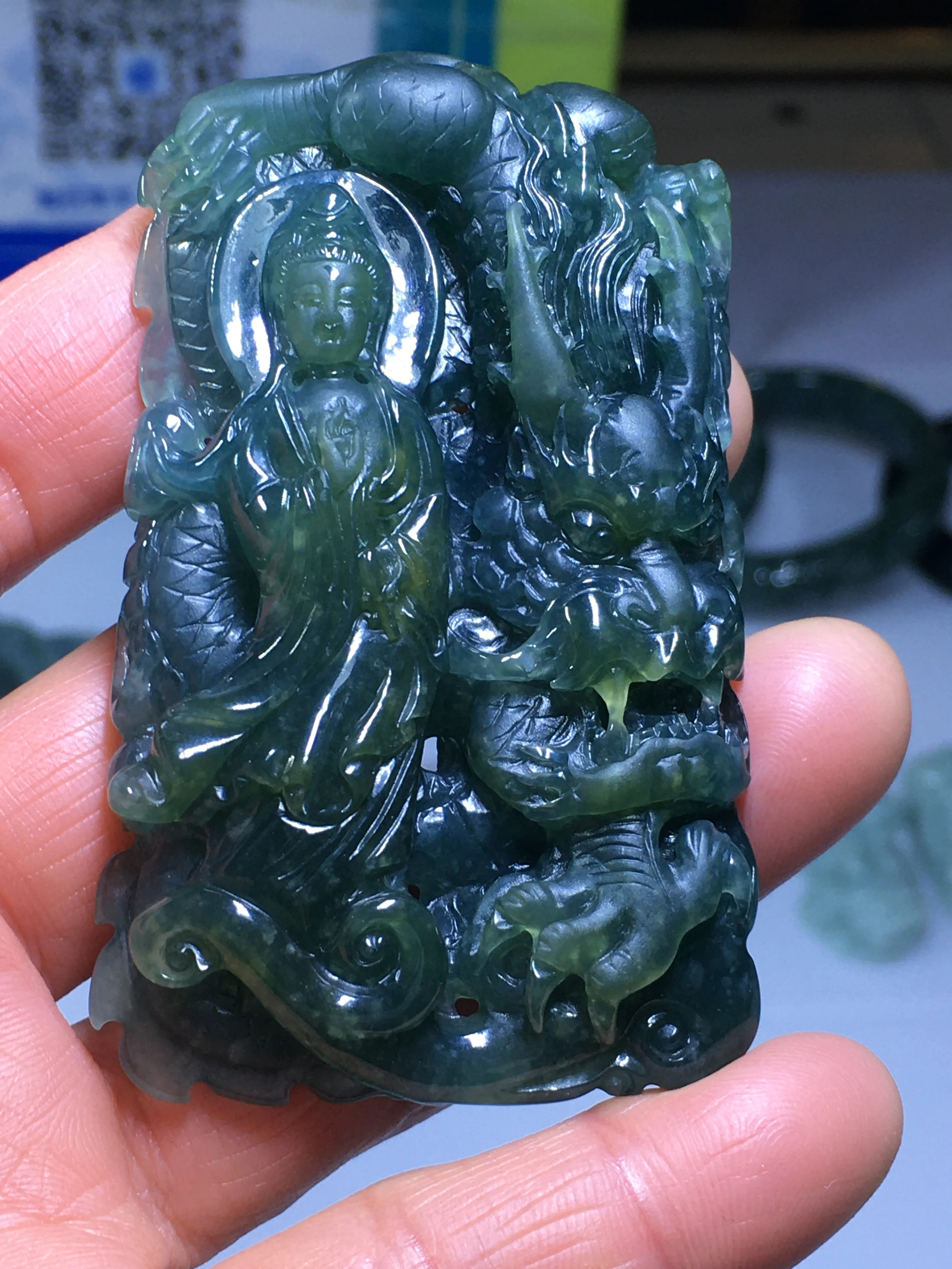 

Natural 7A Myanmar jade Handcarved jade dragon jade pendant jade necklace pendants jewelry jade necklaces women men