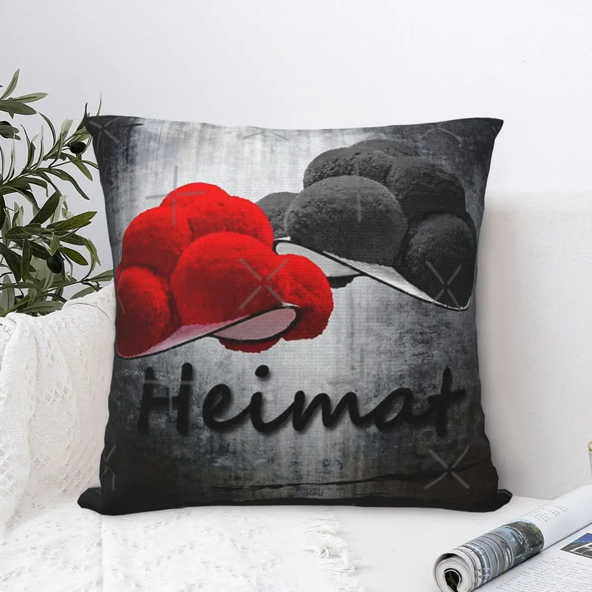 Черные лесные шапки Heimat ART 1 0 наволочка с молнией