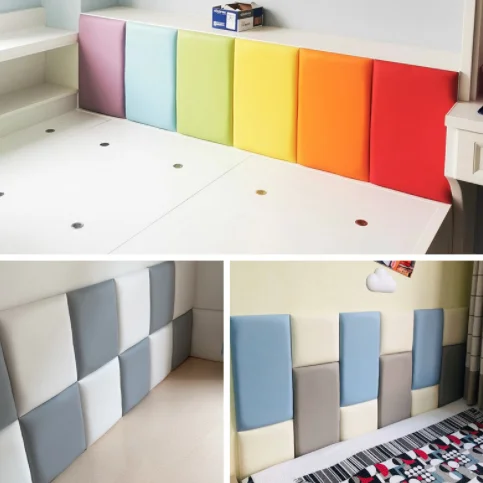 

2024 anti-collision soft wall stickers tatami kang wall around bedside backrest soft