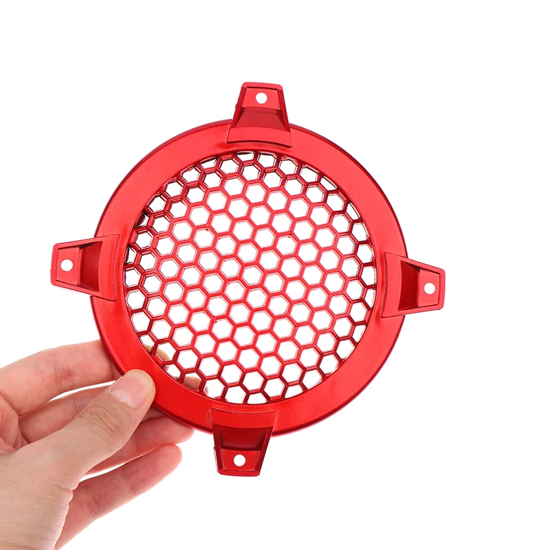 4-дюймовый красный пластиковый автомобильный аудиодинамик решетка сабвуфера