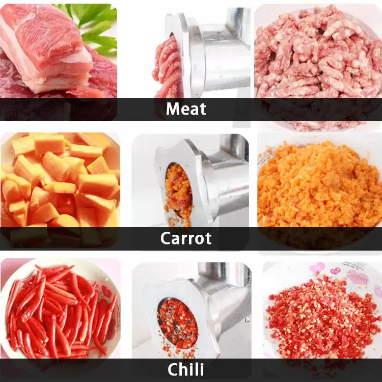 Коммерческая и бытовая многофункциональная электрическая мясорубка слайсер WG12