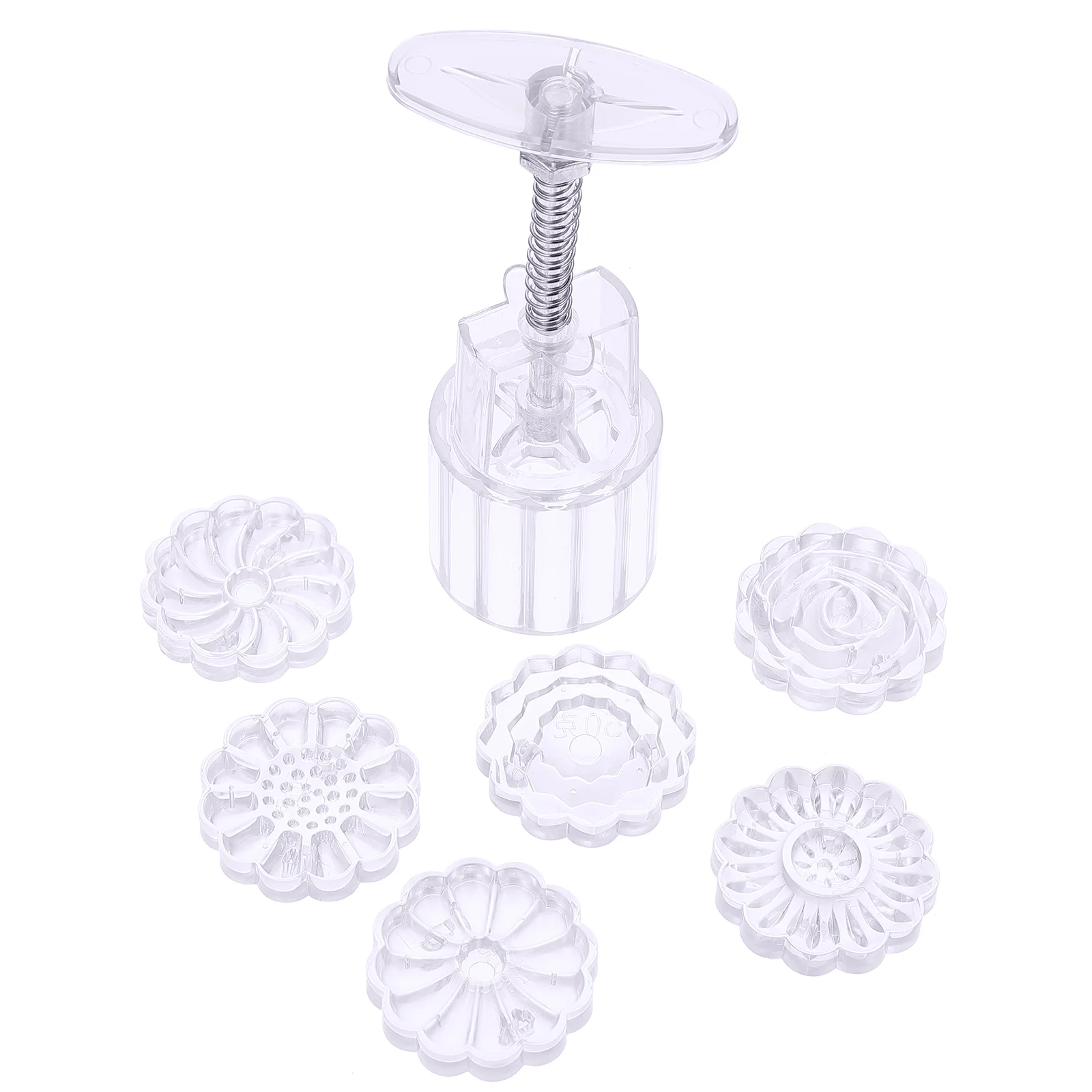 

Mooncake Mold Cake Cookiediy Jelly Round Moon Pressure Hand Stamper Traditional Stamp Fondant Molder Shaper Flower