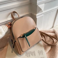 retro mini multi functional backpack pu high quality leather schoolbag 2022 fashion trend famous brand womens luxury backpack