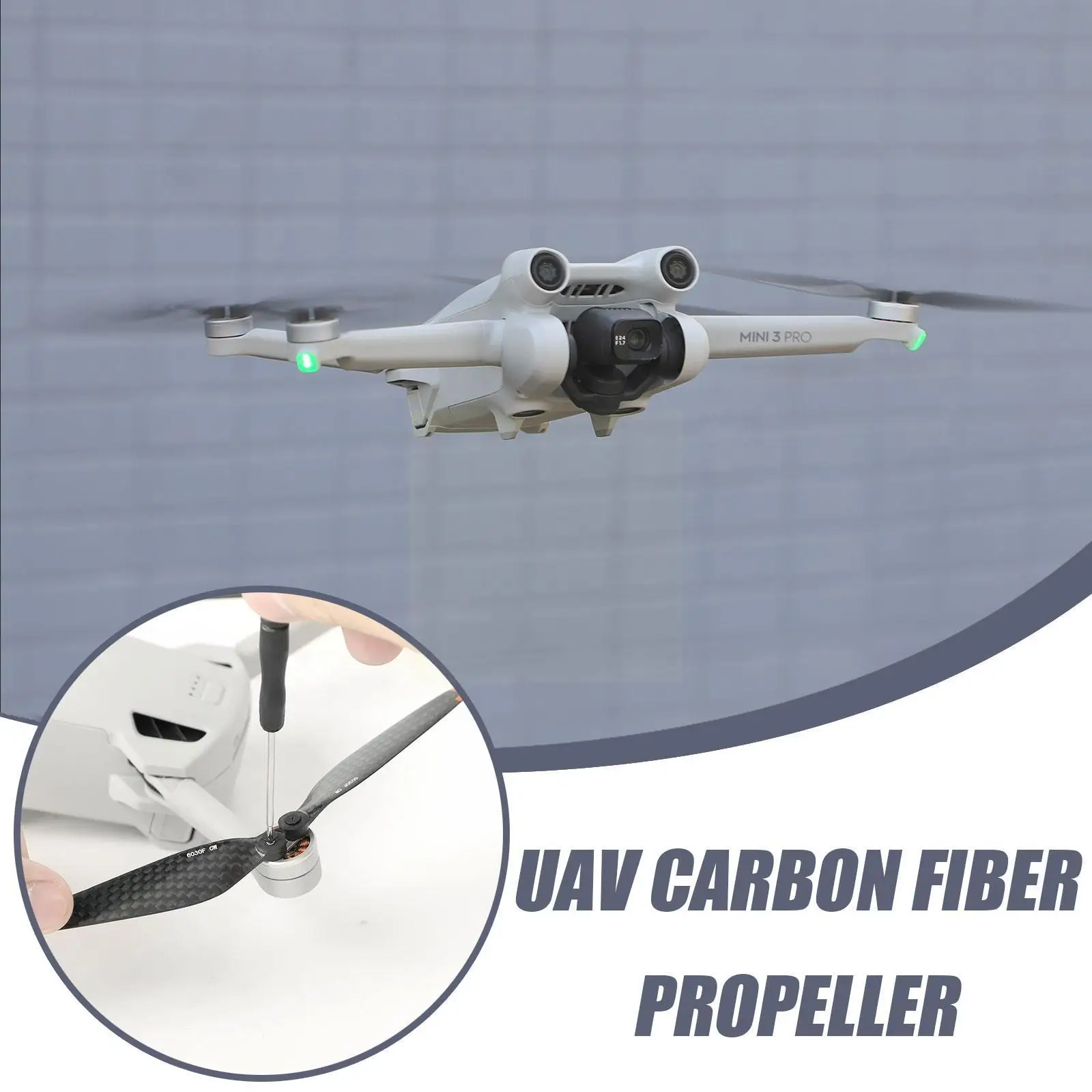 

Пропеллер из углеродного волокна для Mini 3 Pro, запасные части для вентиляторов крыла, аксессуары для дрона L5t9