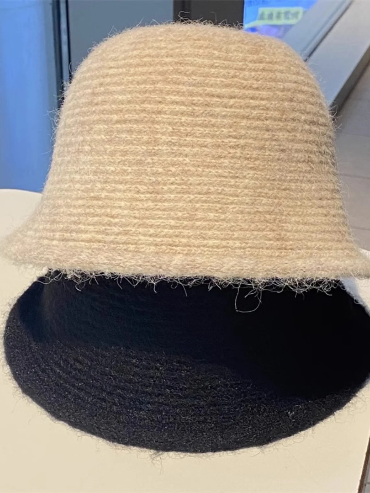 Корейская однотонная вязаная Рыбацкая шапка Sle новинка Женская осенне-зимняя