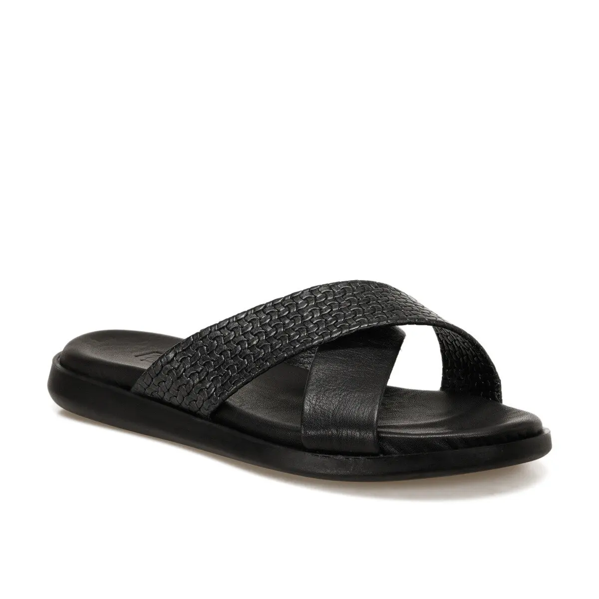 

INT1120Y106 Black Male Slippers