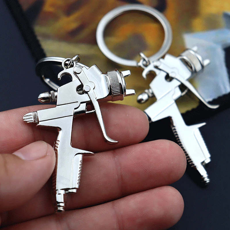 

Metal key Ring K2011 New Water Gun keychain Car wash tools High-pressure water gun model Key chain Party gift Pendant