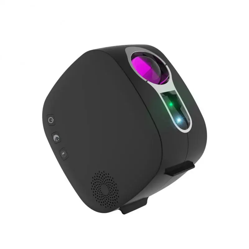 

Nebula Projection Lamp bluetooth-compatible Colorful Remote Control Music Projection Equipment Star Cloud Projector 8w Plastics