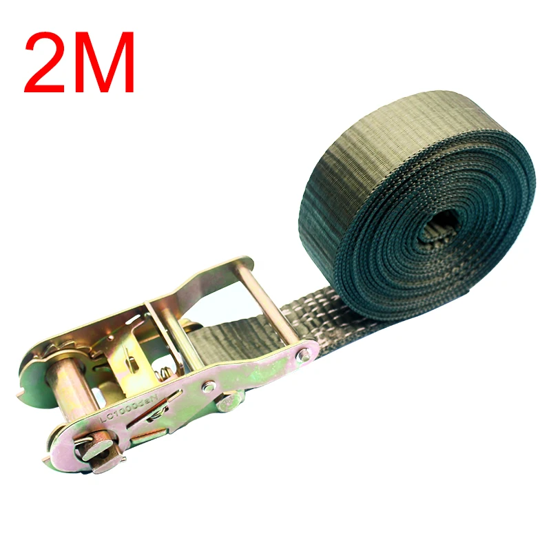 

2/3/4/5/6 м трещотка для крепления груза, ремень для доставки, ремень для упаковки, ремень для упаковки, ремень в сборе, 1,5", 3 мм, стальной каркас 6 т